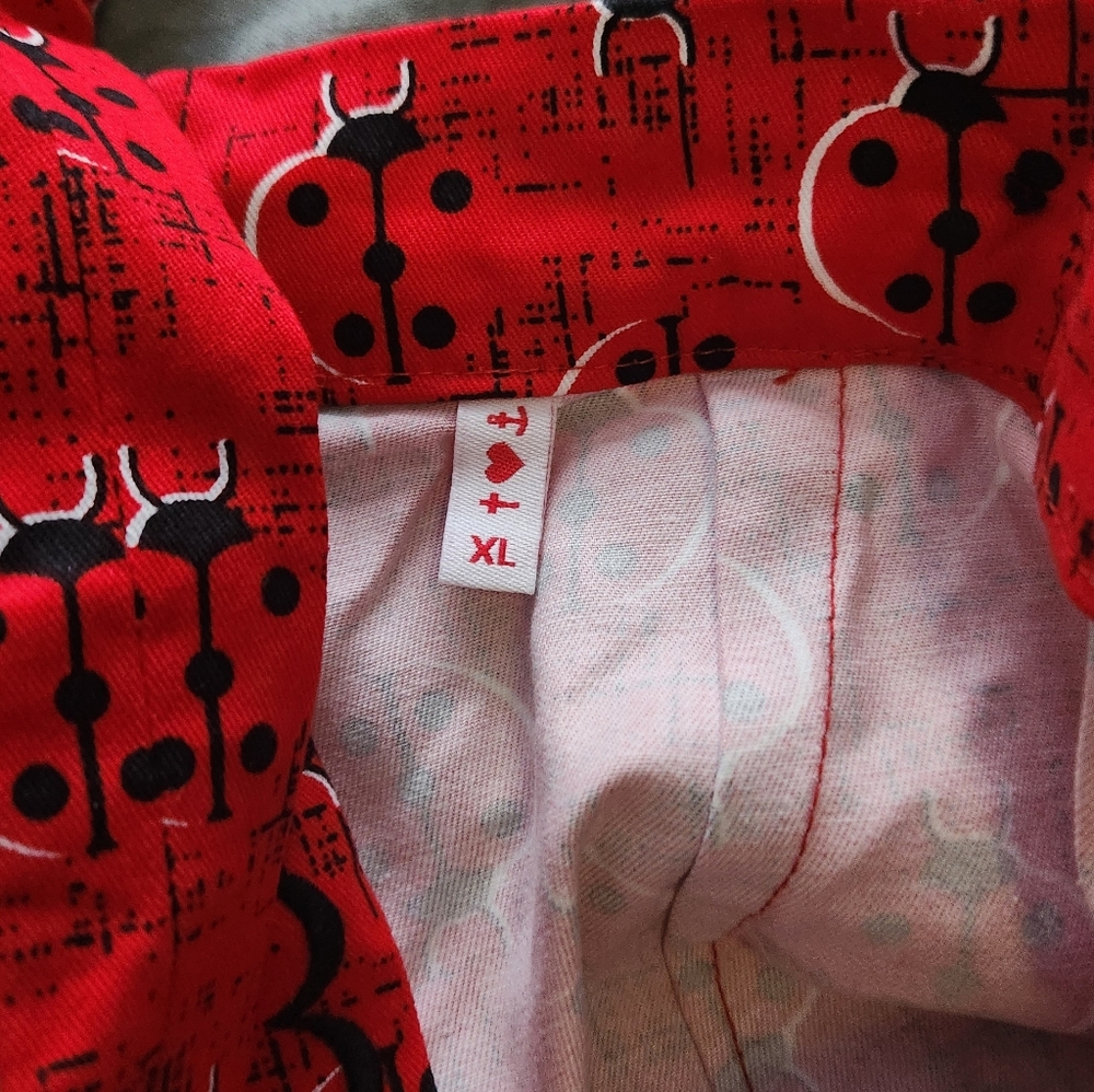 Modcloth Ladybug Suspender Pants - image 5